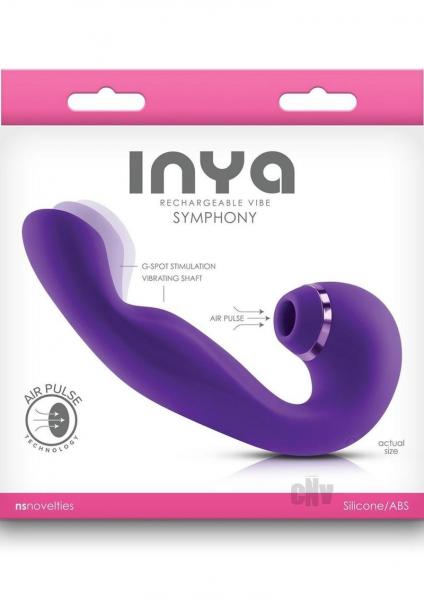 Inya Symphony Suction Dual Stimulator Purple