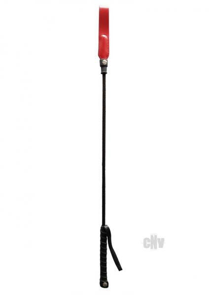 Rouge Long Riding Crop Slim Tip 24 Red