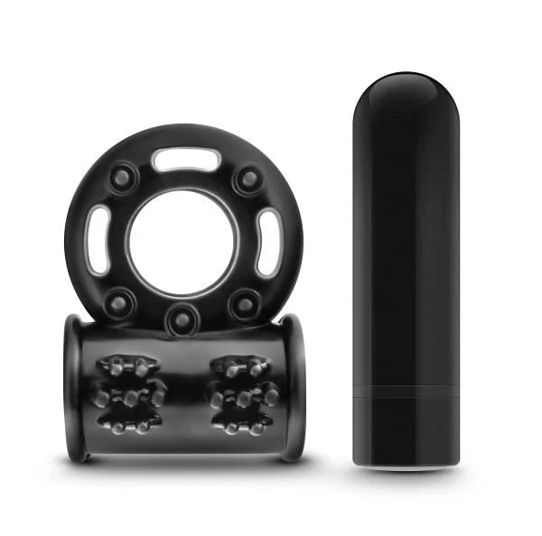 Performance Plus Thunder Vibrating Cock Ring Black