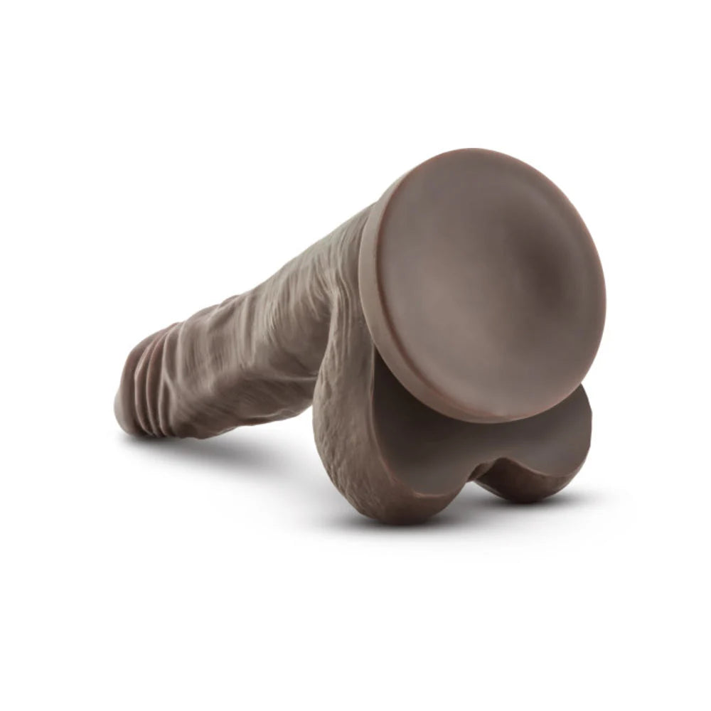 Mr Skin Stud Muffin 8.5 inches Chocolate Brown Dildo