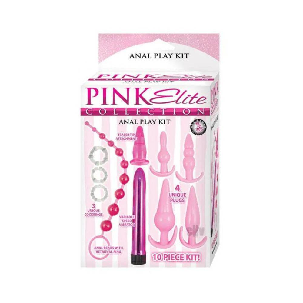 Pink Elite Collection Anal Play Kit Pink
