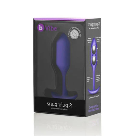 b-Vibe Weighted Snug Plug 2 - 114 g Purple