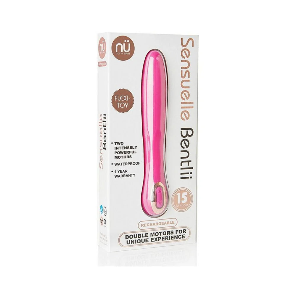 Sensuelle Bentlii 2 Motors Flexible Pink Vibrator