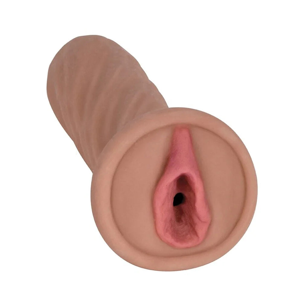 Mistress Bioskin Vibrating Stroker With Pubic Bone 1 Speed Bullet Brianna Latte