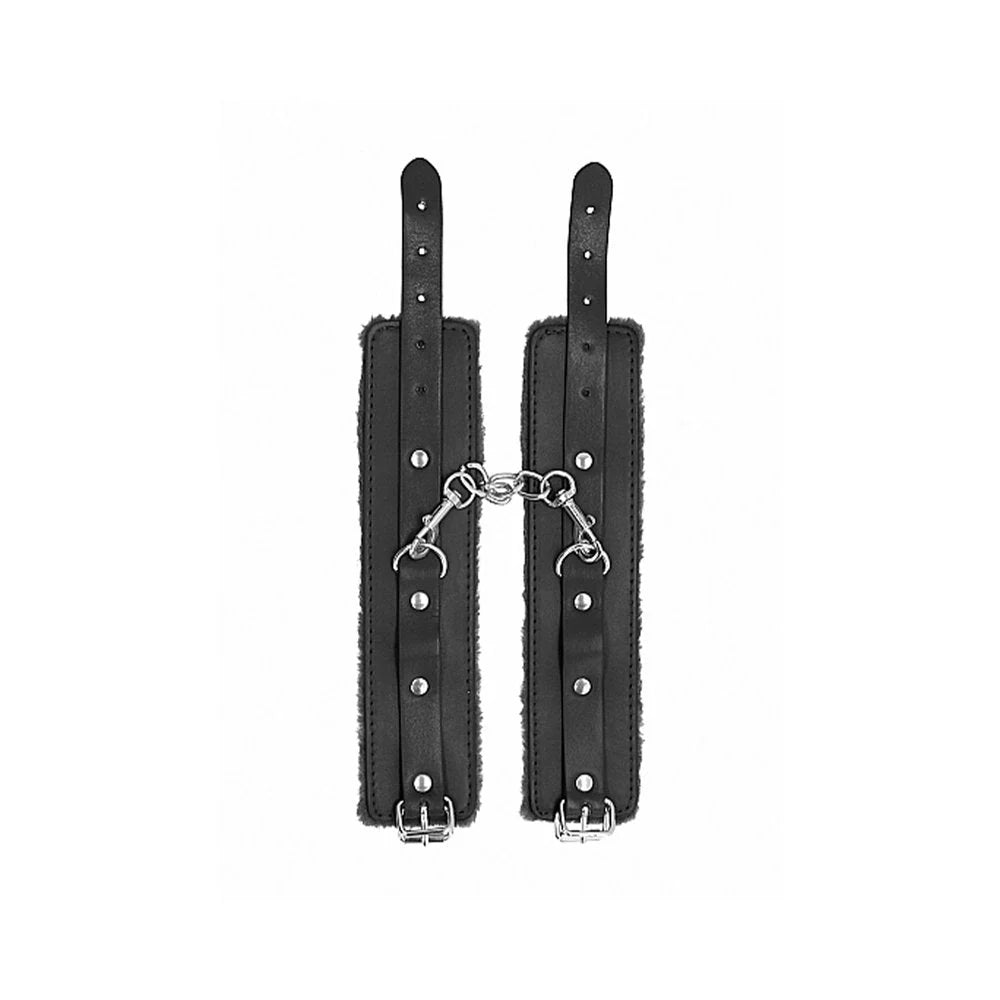 Ouch! Plush Leather Wrist Cuffs