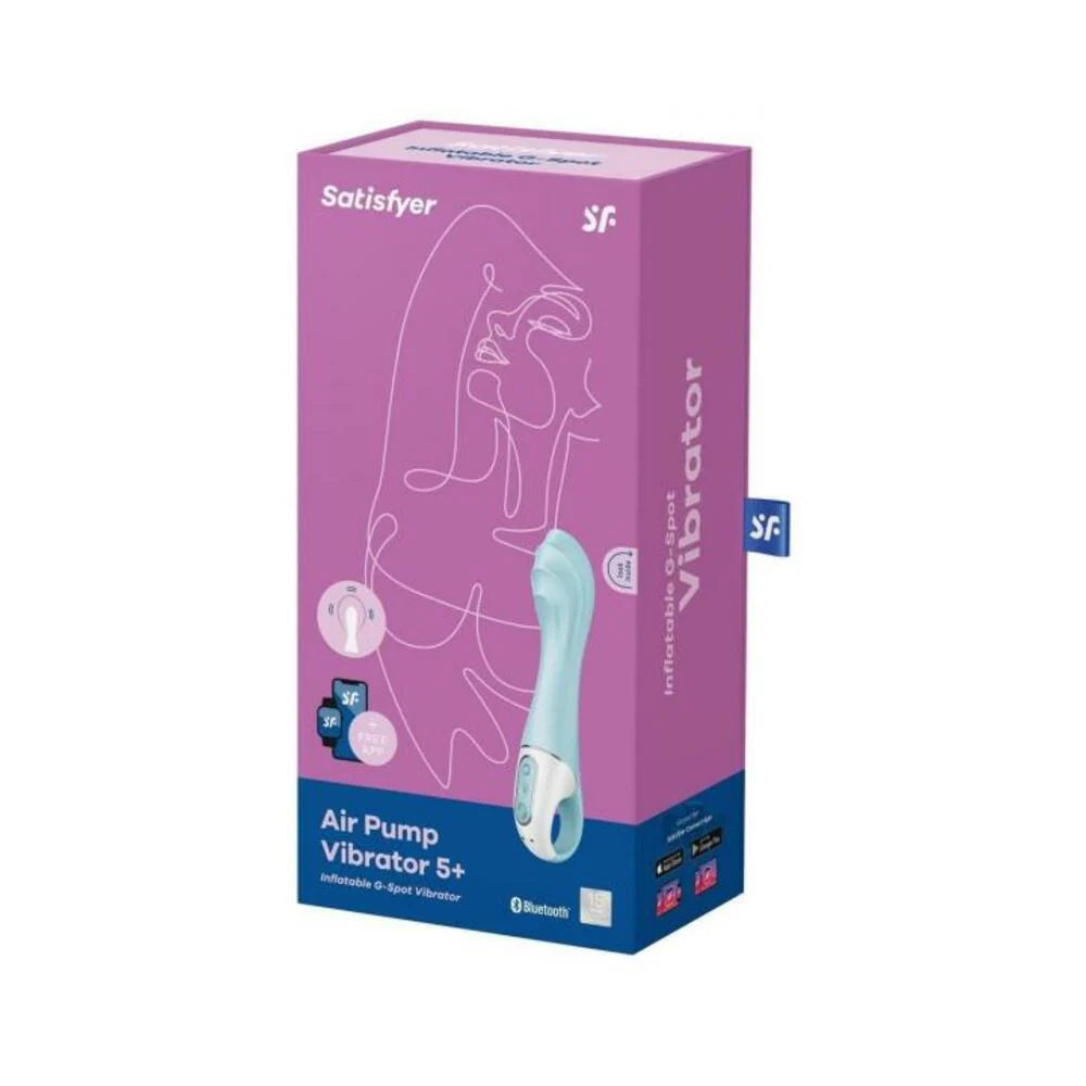 Satisfyer Air Pump Vibrator 5+ Blue