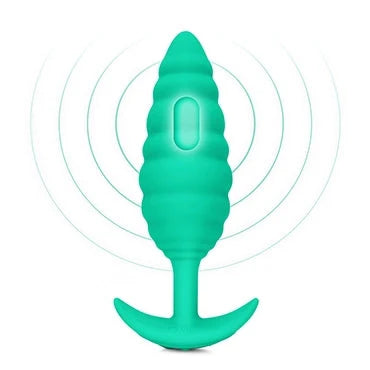 b-Vibe Twist Texture Plug Green