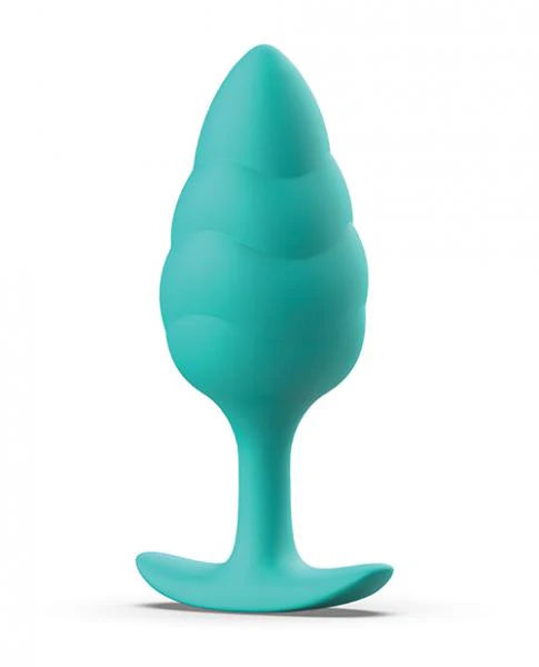 B Swish Bfilled Basic Plus Wave Anal Plug Seafoam