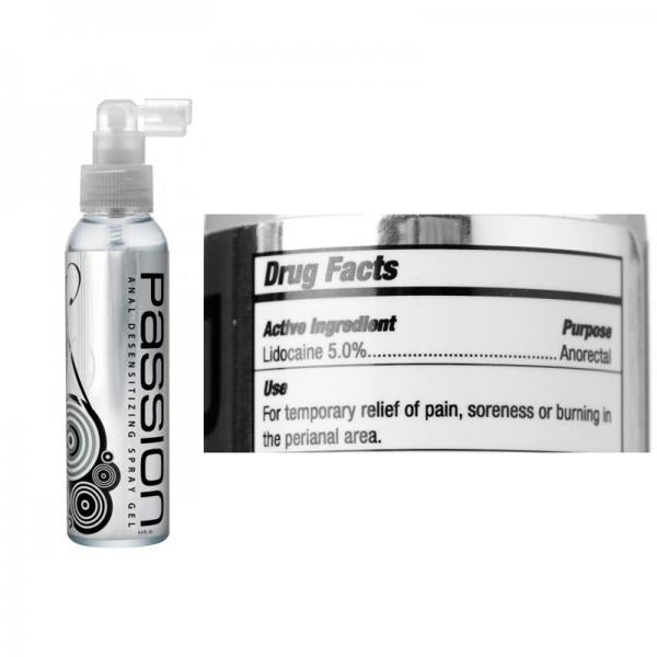 Passion Extra Strength Anal Desensitizing Spray Gel 4.4oz