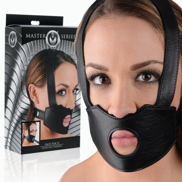 Face Fuk II Dildo Face Harness Black O/S