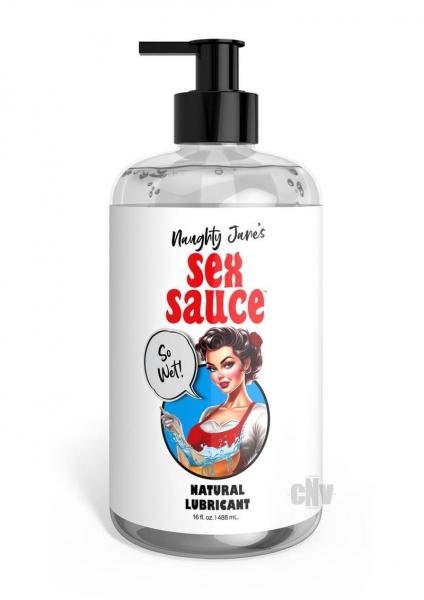 Naughty Jane's Sex Sauce Natural Lubricant - 16oz