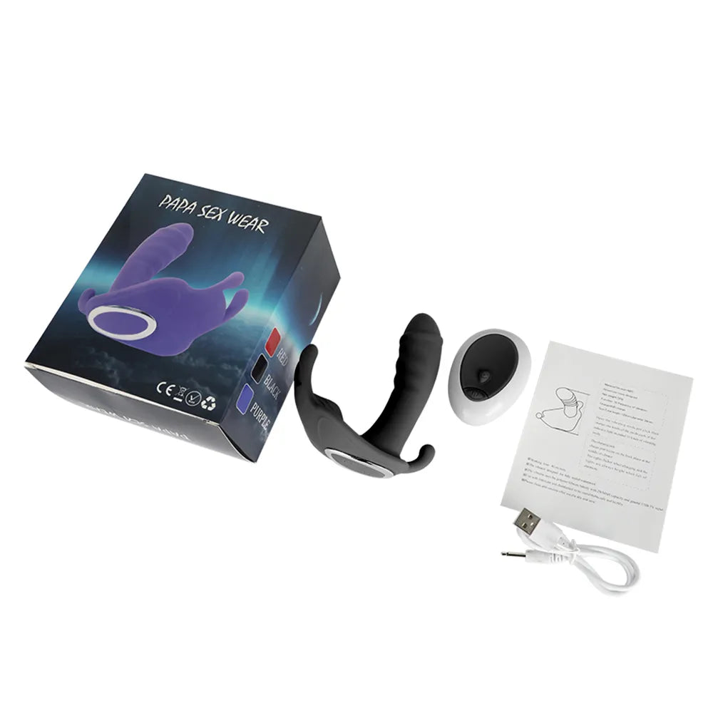 Wearable Remote Control Vibrator – G-Spot & Clit Stimulating Panty Toy for Women