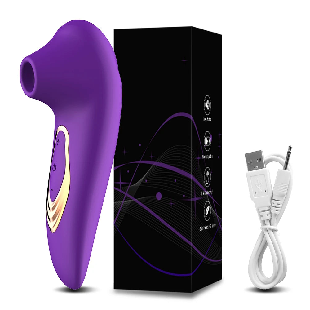 Powerful Clitoral Suction Vibrator - Vacuum Stimulator for Women's Pleasure