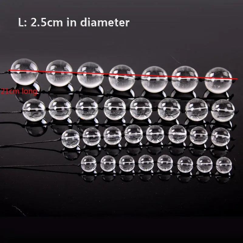 Glass Anal Beads & Kegel Balls Sex Toy
