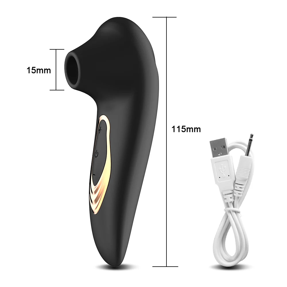 Powerful Clitoral Suction Vibrator - Vacuum Stimulator for Women's Pleasure