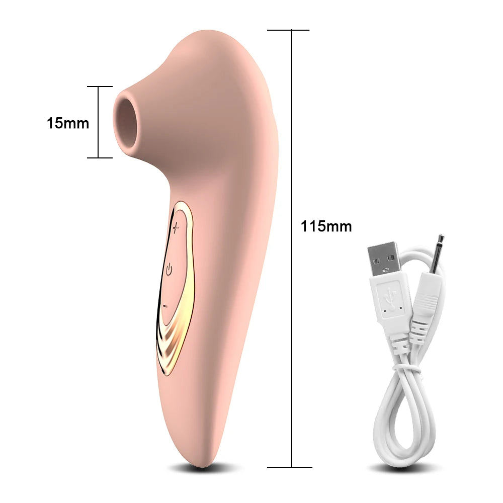 Powerful Clitoral Suction Vibrator - Vacuum Stimulator for Women's Pleasure