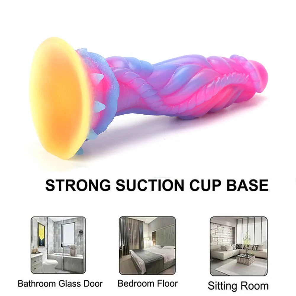 Anal/Vaginal Dildo Luminous Sex Toys for Women/Men Dick Animal/Monsters Dildos