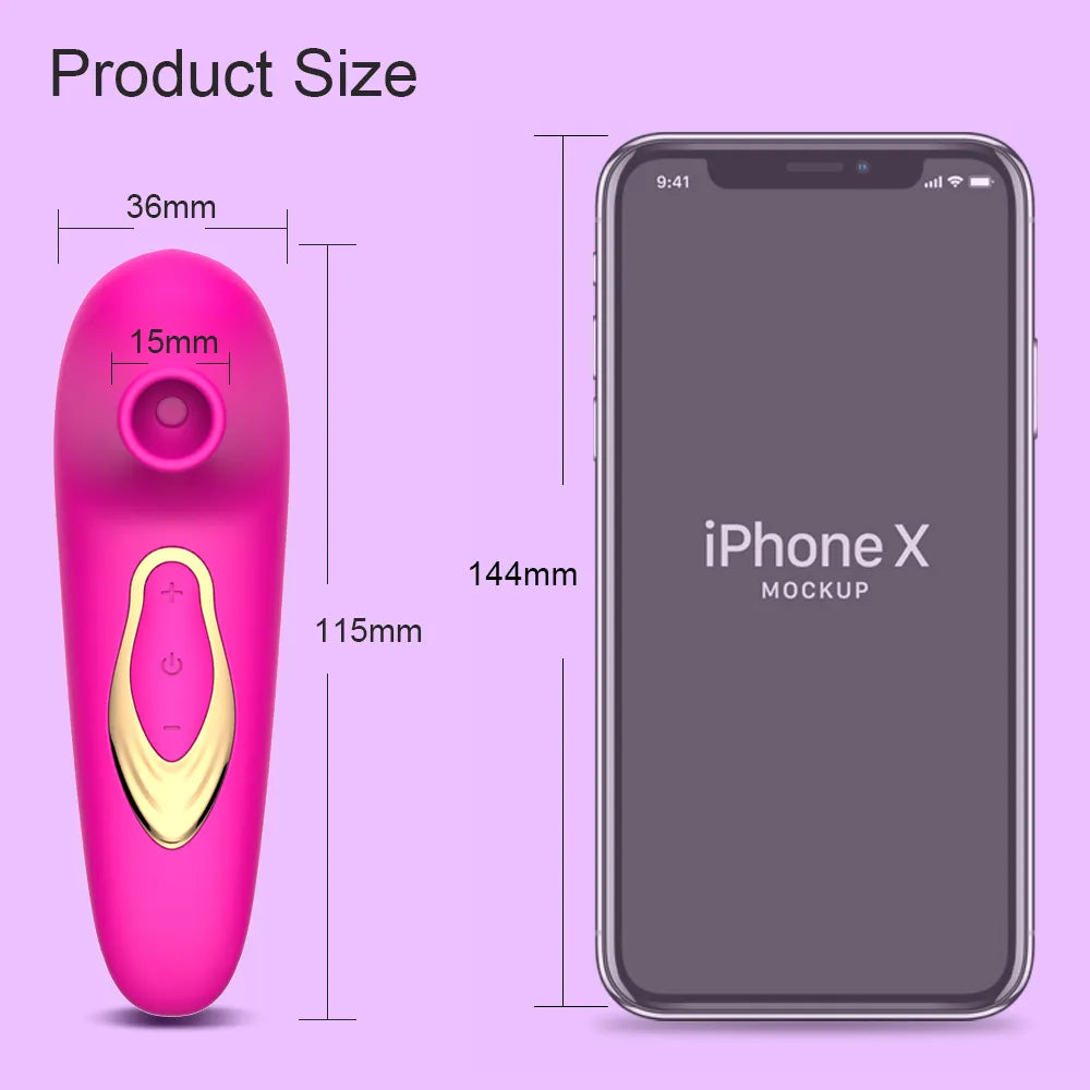 Powerful Clitoral Suction Vibrator - Vacuum Stimulator for Women's Pleasure