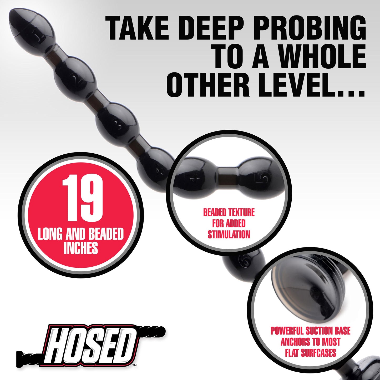anal beads, anal probe, anal snake, prostate toy, anal toy, butt play, anal play, sex toy, adult toy, suction base
