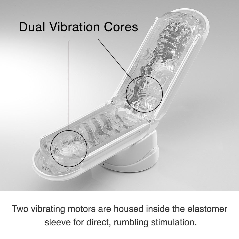 Flip 0-zero Electronic Vibration Stroker