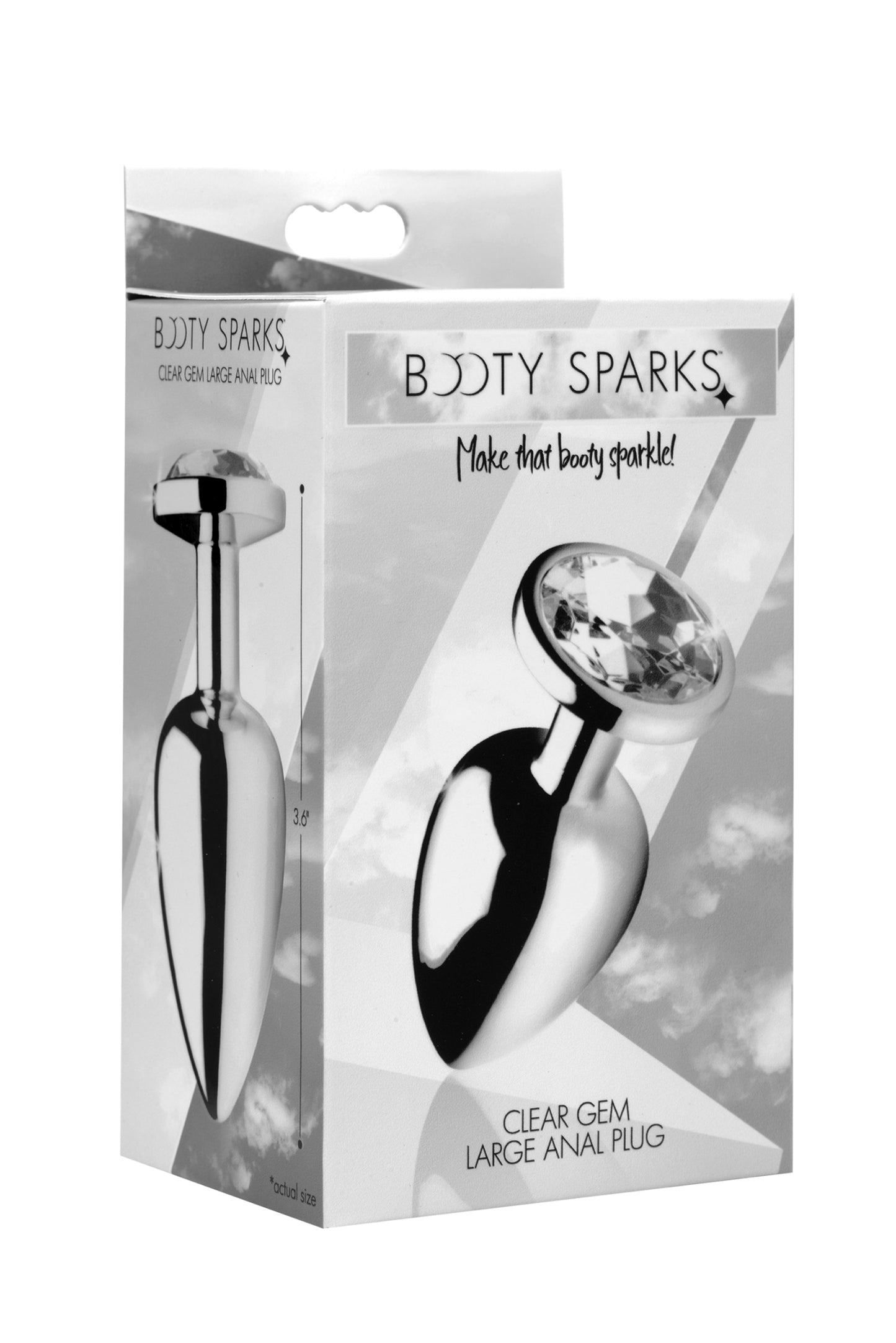 butt plug, anal plug, anal toy, metal, sex toy, adult toy, gem, silver, crystal
