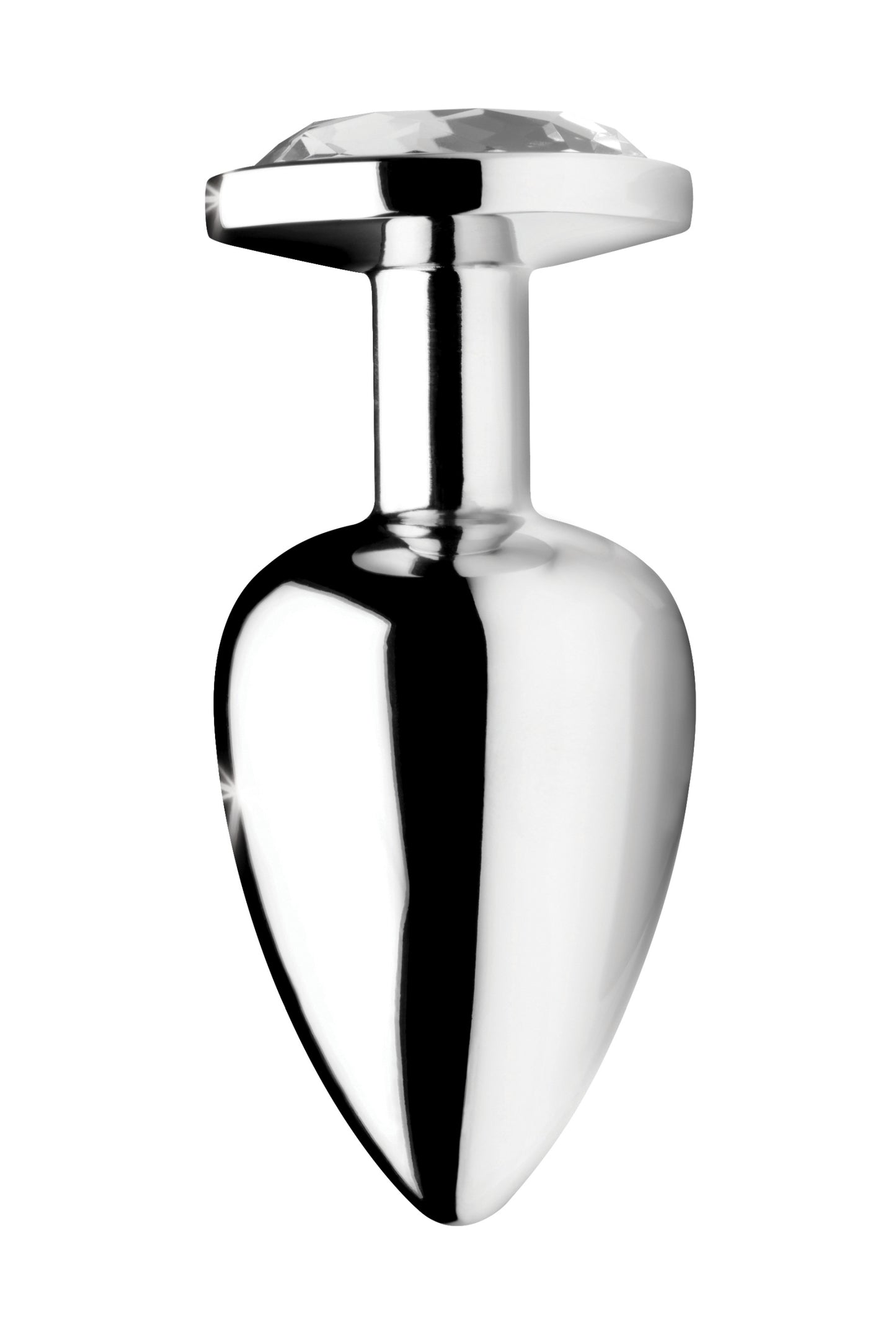 butt plug, anal plug, anal toy, metal, sex toy, adult toy, gem, silver, crystal