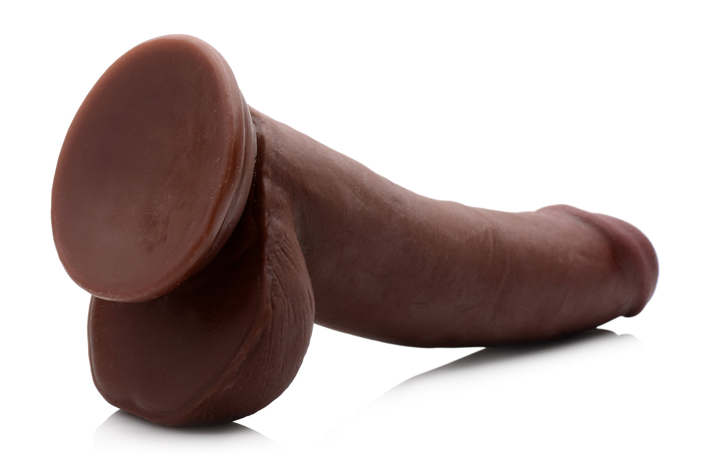 realistic, black, dildo, balls, suction, sex toy, adult toy