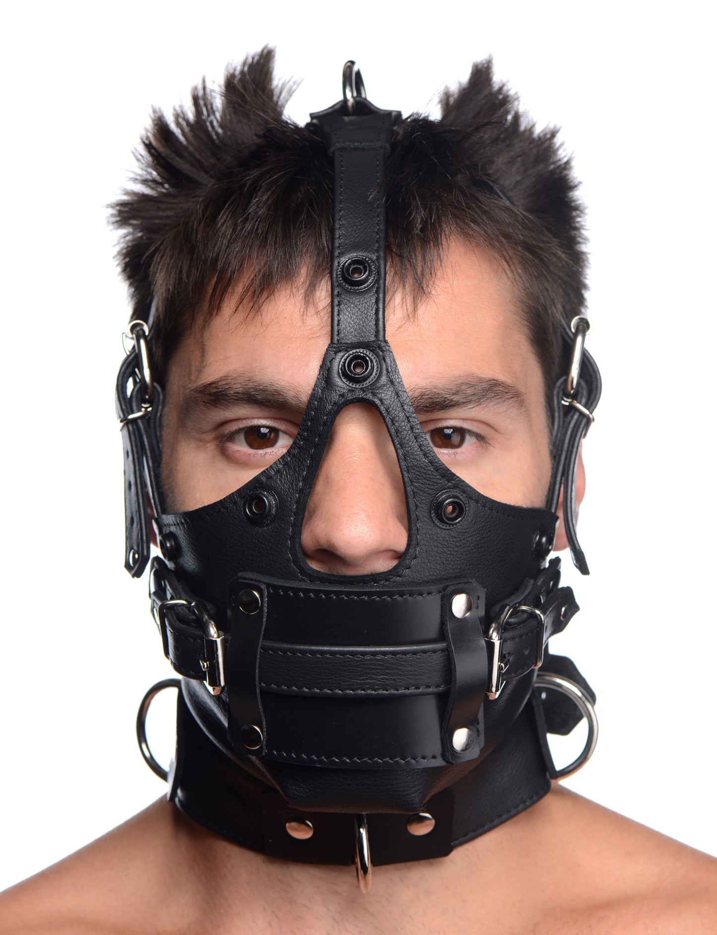 hood, muzzle, bdsm gear, gag, fetish, kink, blindfold
