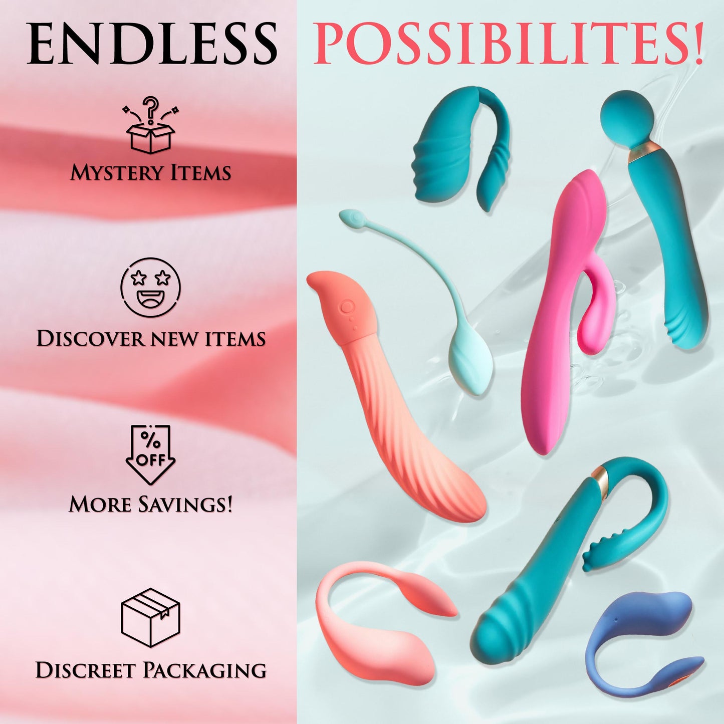 Female Sex Toy Mystery Box Xl