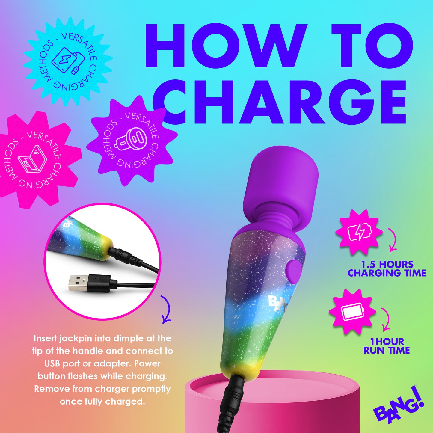 wand vibrator, massager, sex toy, adult toy, mini, small