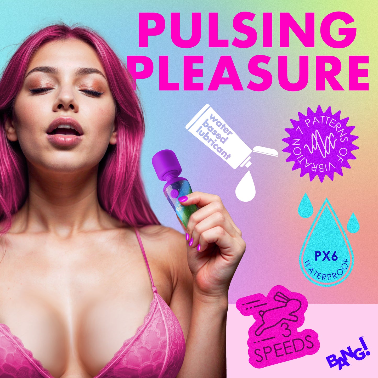 wand vibrator, massager, sex toy, adult toy, mini, small