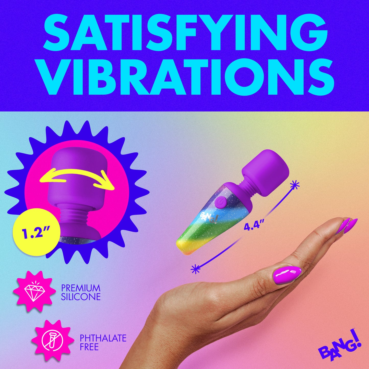 wand vibrator, massager, sex toy, adult toy, mini, small