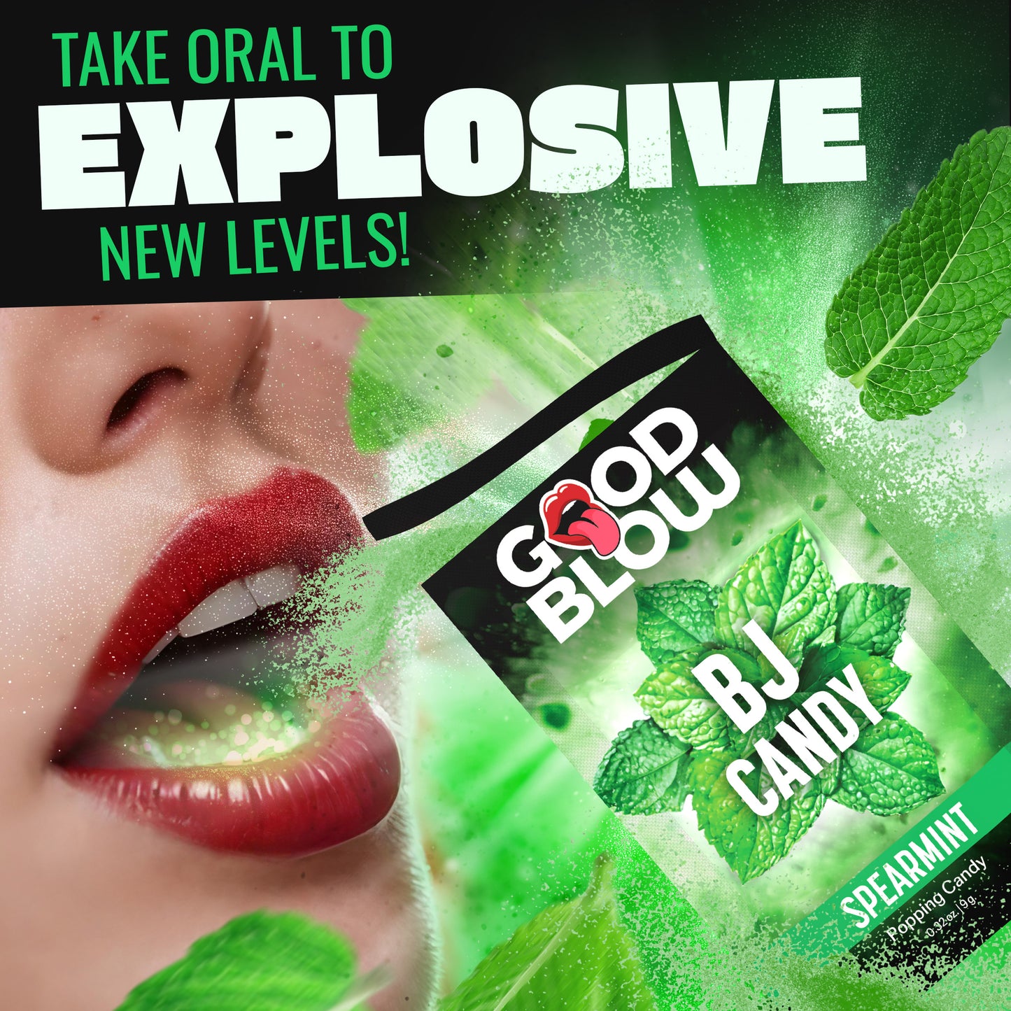 Good Blow Mint Popping Bj Candy