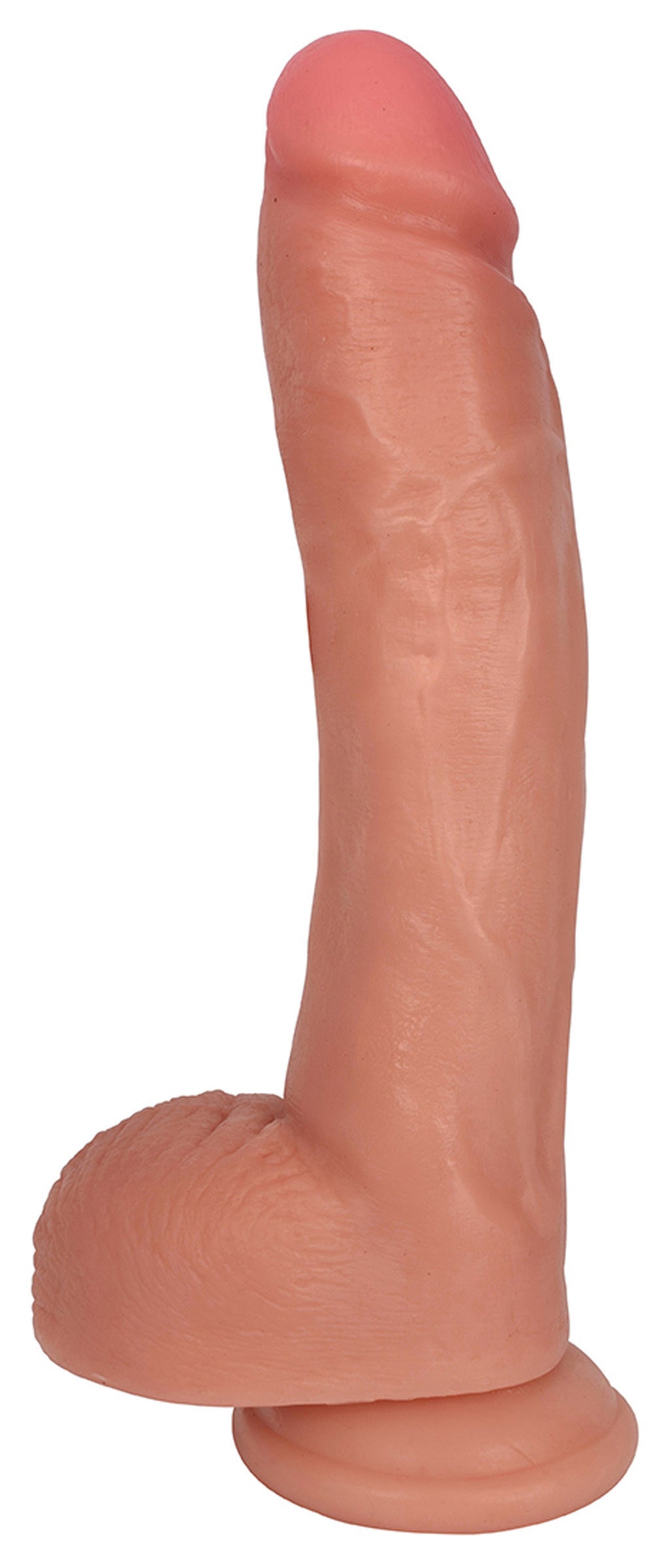 dildo, suction base, balls, realistic, veiny