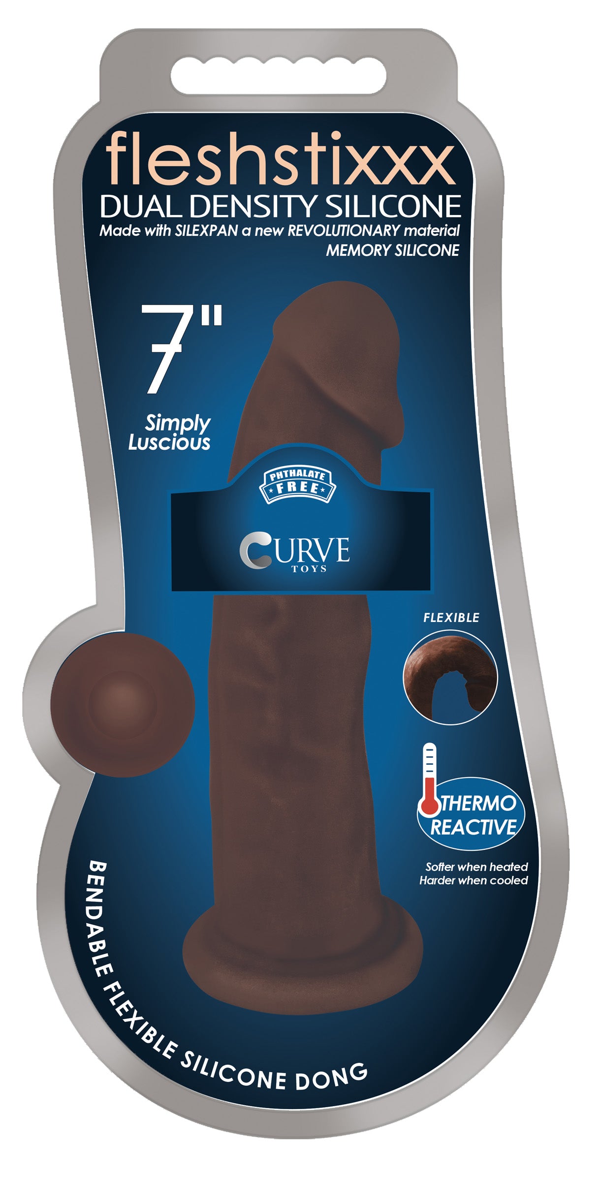 Silexpan Hypoallergenic Silicone Dildo
