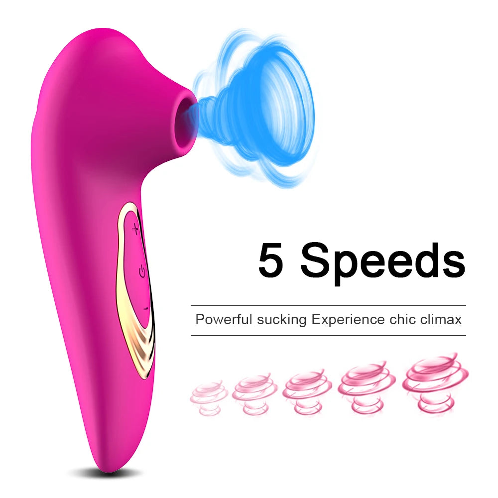 Powerful Clitoral Suction Vibrator - Vacuum Stimulator for Women's Pleasure