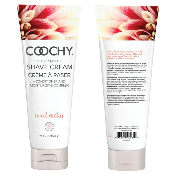 Oh So Smooth Shave CreamSweet Nectar 7.2oz | 213mL