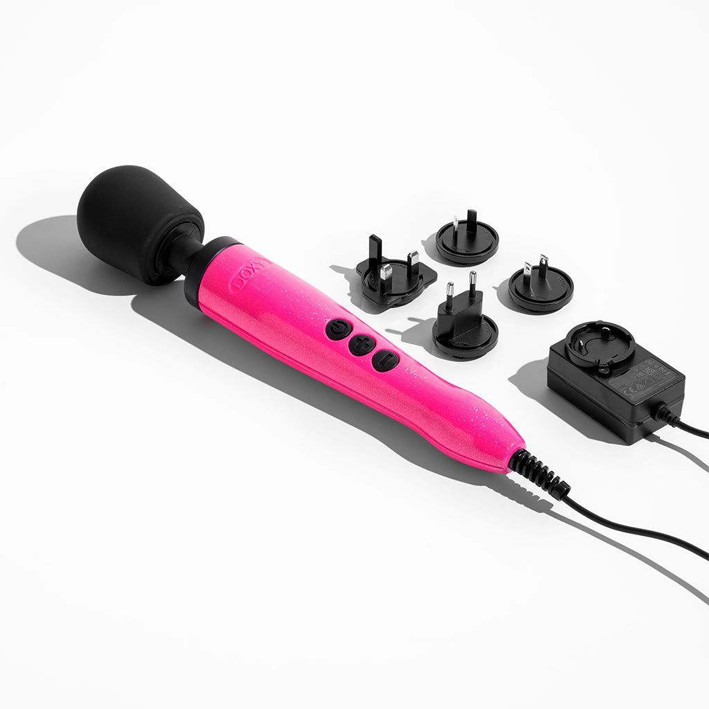 Die Cast - Breast Cancer Awareness Edition - Hot Pink wand vibrator, massager, sex toy, adult toy