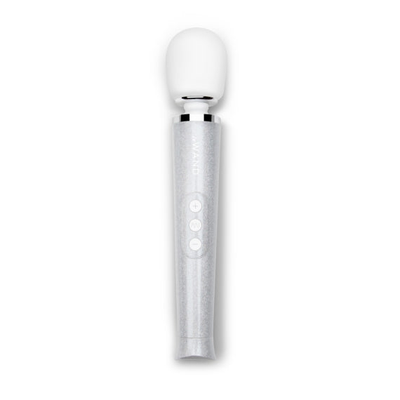 Le Wand All That Glimmers Set - White, wand vibrator, sex toy, adult toy