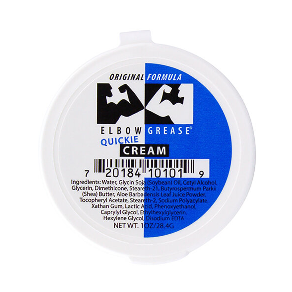Original Cream Quickie 1oz oil based lubricant, oil lube, personal lubricant, anal lube