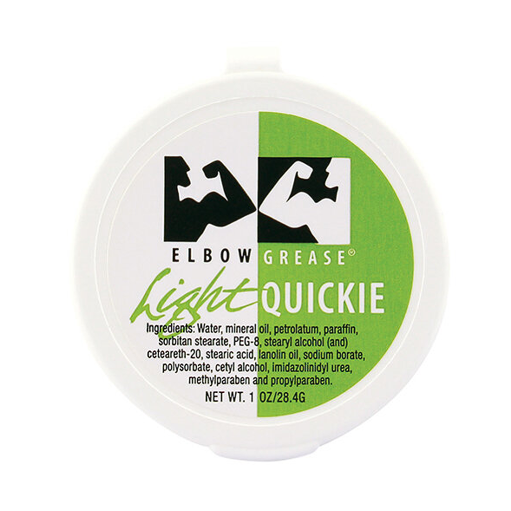 Light Cream Quickie 1oz oil based lubricant, oil lube, anal lube, personal lubricant