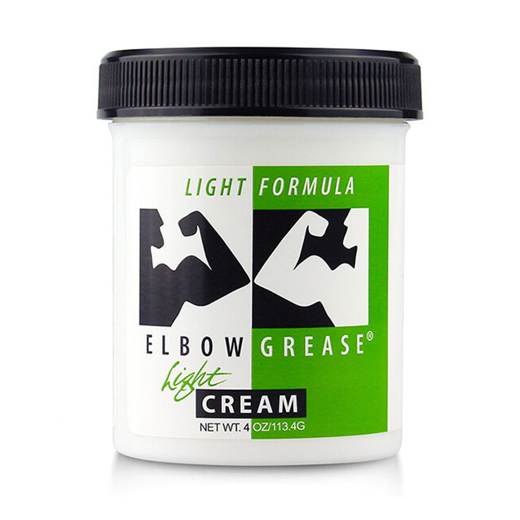 Light Cream Jar 4oz oil based lubricant, oil lube, personal lubricant, anal lube