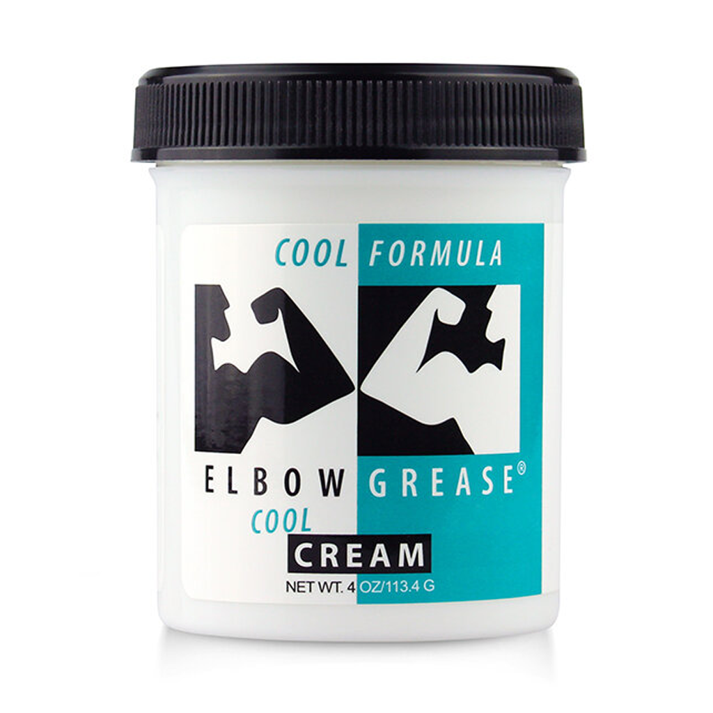 Cool Cream Jar 4oz oil based lubricant, oil lube, personal lubricant, anal lube, cooling, sensation enhancer