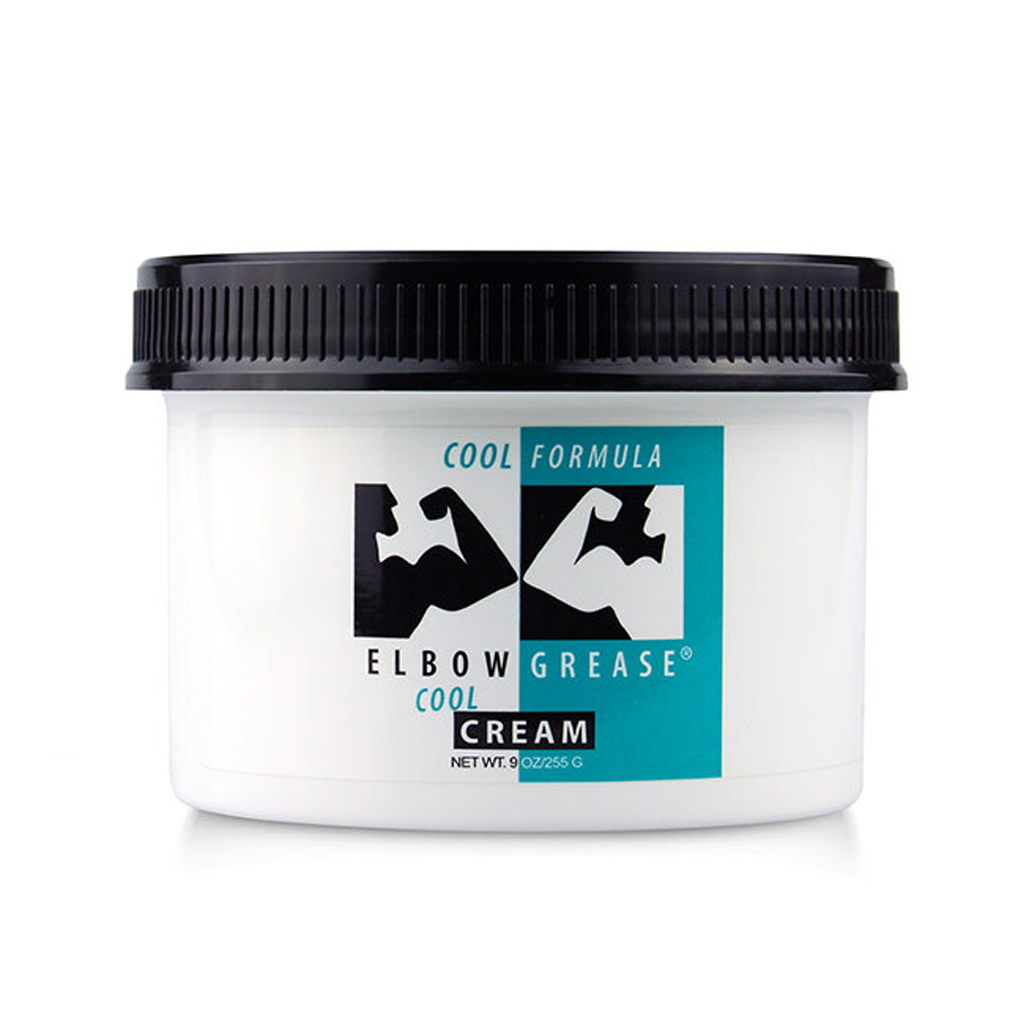 Cool Cream Jar 9oz oil based lubricant, oil lube, personal lubricant, anal lube, cooling, sensation enhancer