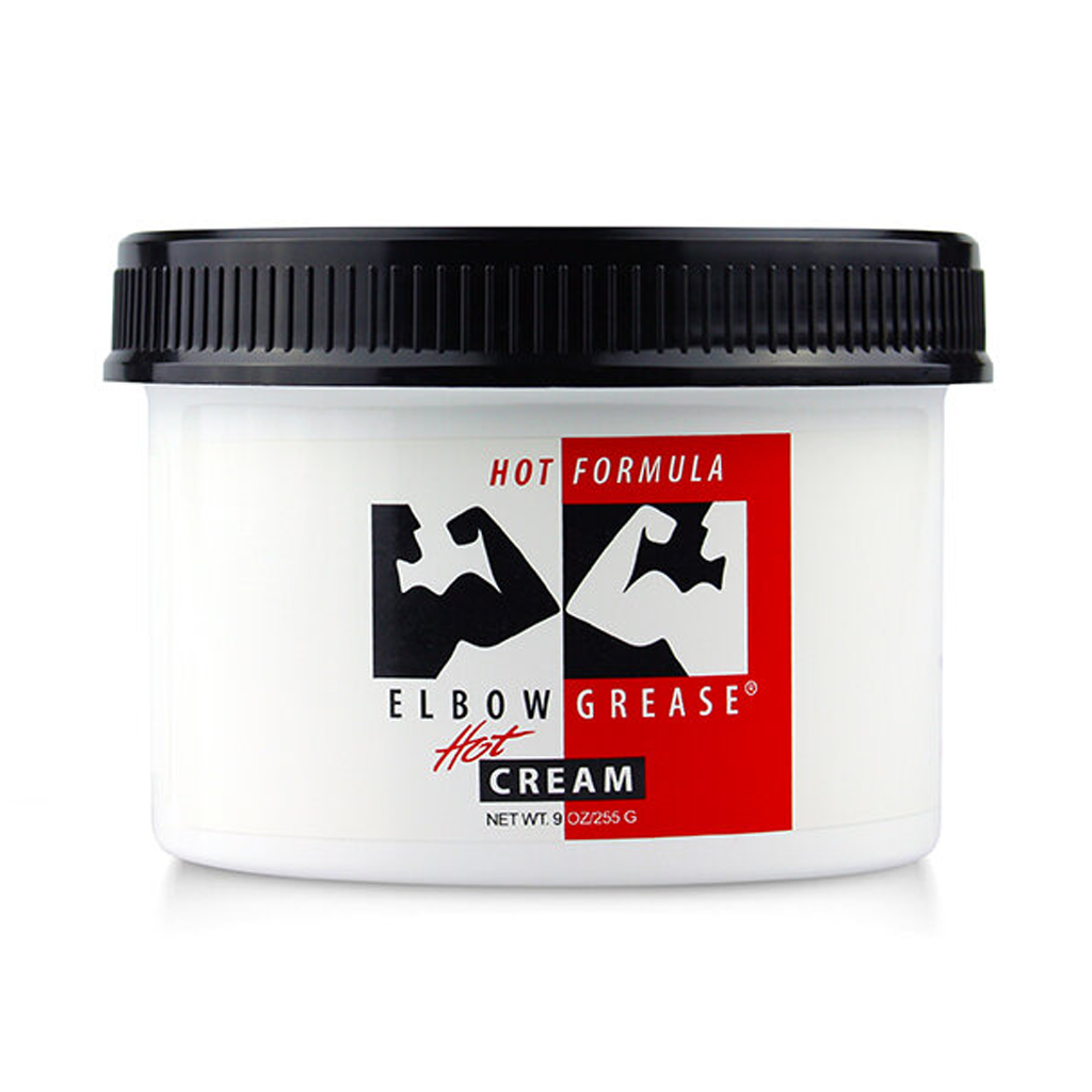Hot Cream Jar 9oz oil based lubricant, oil lube, anal lube, personal lubricant, warming, sensation enhancer