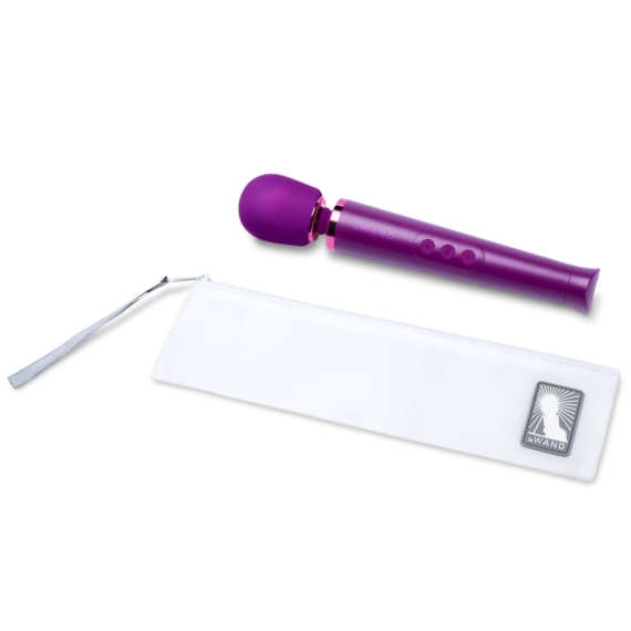 Petite Rechargeable Massager - Dark Cherry wand vibrator, sex toy, adult toy, women, massager, hitachi