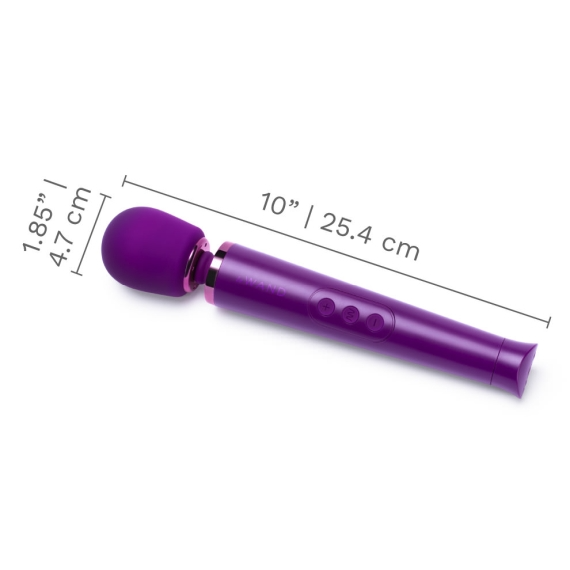 Petite Rechargeable Massager - Dark Cherry wand vibrator, sex toy, adult toy, women, massager, hitachi