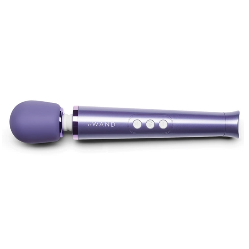 Petite Rechargeable Massager - Violet wand vibrator, massager, sex toy, adult toy