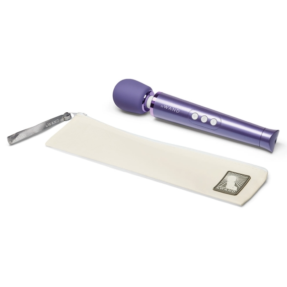 Petite Rechargeable Massager - Violet wand vibrator, massager, sex toy, adult toy