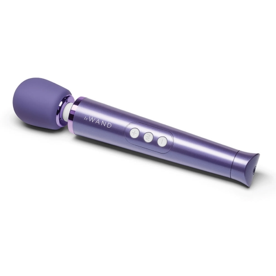 Petite Rechargeable Massager - Violet wand vibrator, massager, sex toy, adult toy